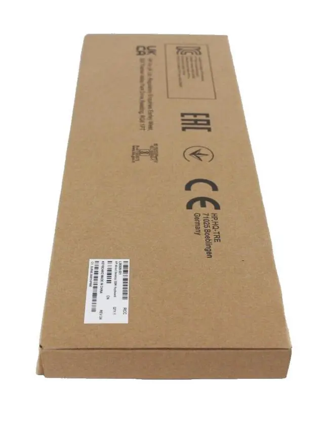 Alt view image 5 of 6 - Lot of 5 HP 320K - Black USB Wired Keyboard L96909-001 (BR)