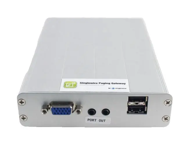 Alt view image 2 of 6 - Informacast Singlewire Paging Gateway with AC Power Adapter (Z3E2)