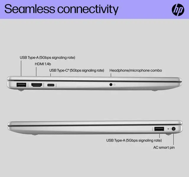 Alt view image 7 of 7 - 2026 HP Laptop Notebook 15.6" FHD 8-Core Intel i3 16GB RAM 512GB SSD Office 2024