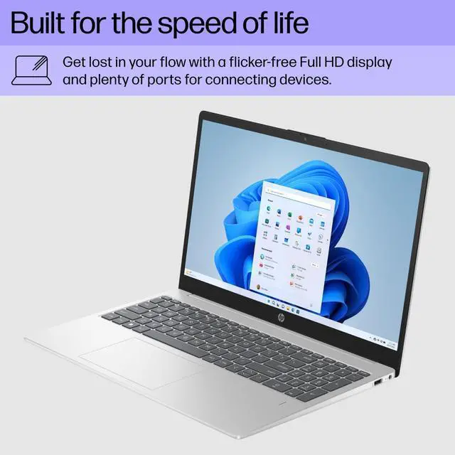 Alt view image 6 of 7 - 2026 HP Laptop Notebook 15.6" FHD 8-Core Intel i3 16GB RAM 512GB SSD Office 2024