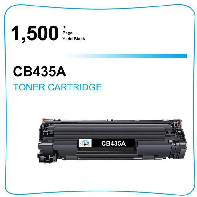 Alt view image 2 of 7 - 4 PK Black Toner Cartridge CB435A 35A For HP Laserjet P1005 P1006 P1003 Printer