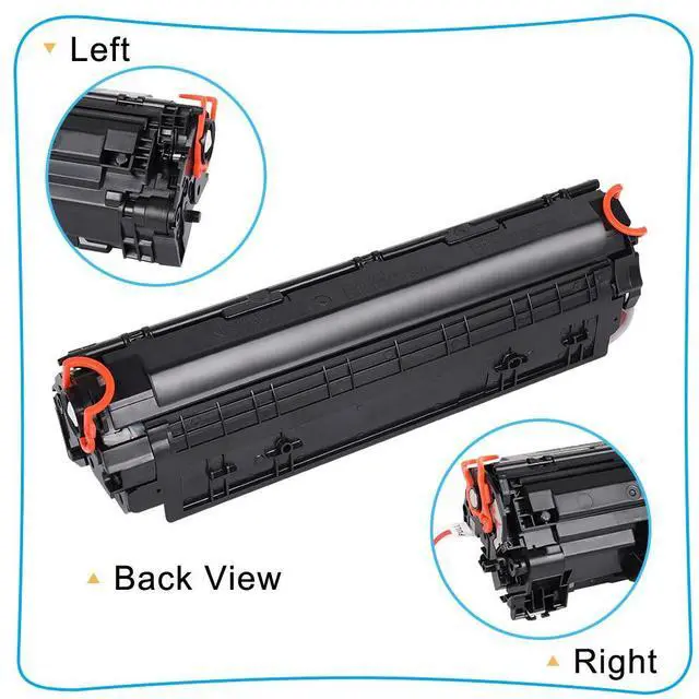 Alt view image 7 of 7 - 4 PK Black Toner Cartridge CB435A 35A For HP Laserjet P1005 P1006 P1003 Printer
