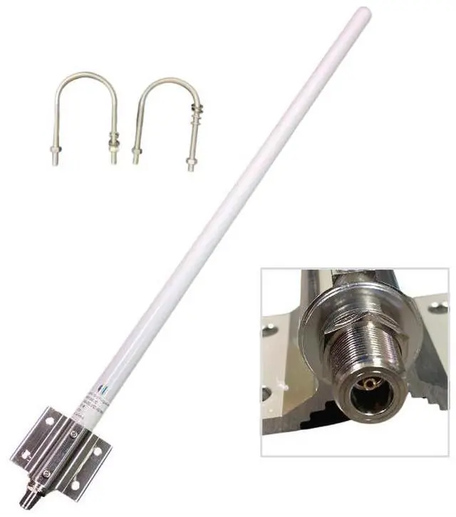 Main image of Dual Band 5GHz + 2.4 GHz Omni-Directional 12 dBi Gain Outdoor Antenna N-female