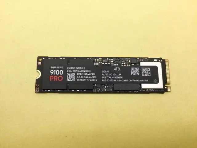 Alt view image 2 of 4 - SAMSUNG 9100 PRO 4TB M.2 2280 PCIe 5.0x4 NVMe Internal SSD MZ-VAP4T0