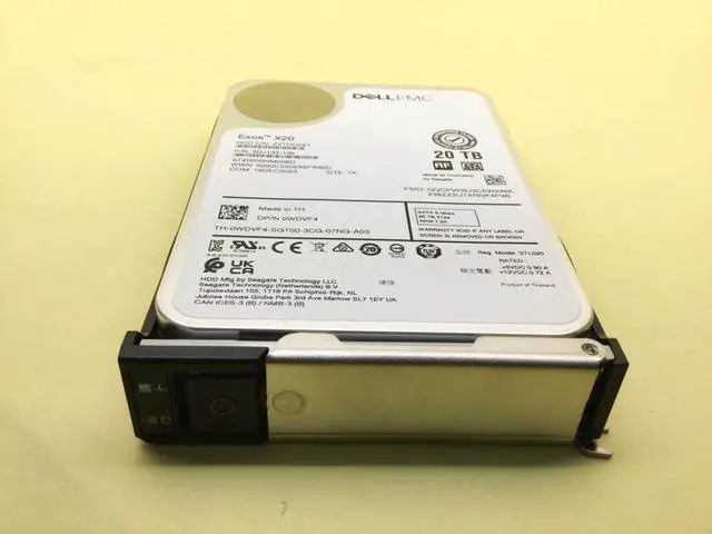 Alt view image 3 of 3 - WDVF4 DELL EMC 20TB 7.2K SATA 6Gb/s 3.5'' 512e HDD 0WDVF4 ST20000NM008D