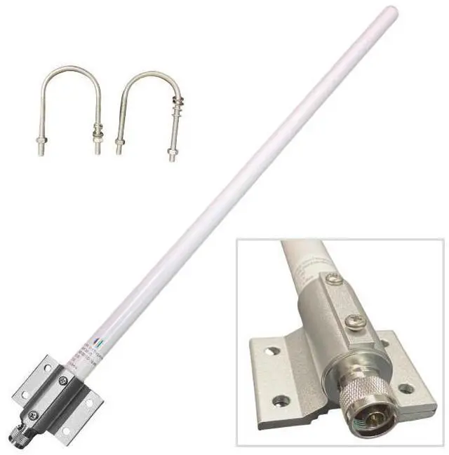 Main image of Dual Band 5GHz 2.4 GHz 12 dBi Outdoor N-Male Antenna upgrade for ALFA Camp Pro 3