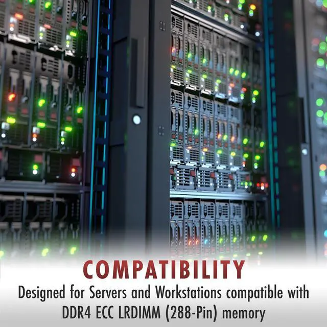 Alt view image 4 of 7 - (NOT FOR HOME PC!) 64GB DDR4 ECC LRDIMM Micron MTA72ASS8G72LZ-2G6D2 Equivalent Server Memory RAM 1x