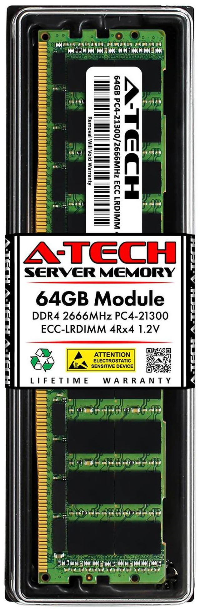 Main image of (NOT FOR HOME PC!) 64GB DDR4 ECC LRDIMM Samsung M386A8K40BM2-CTD7Y Equivalent Server Memory RAM 1x