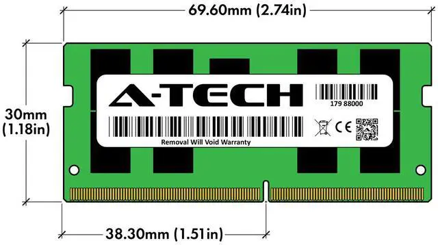 Alt view image 3 of 6 - (NOT FOR HOME PC!) 32GB DDR4 PC4-25600 ECC SODIMM Replacement for Hynix HMAA4GS7AJR8N-XN Memory RAM