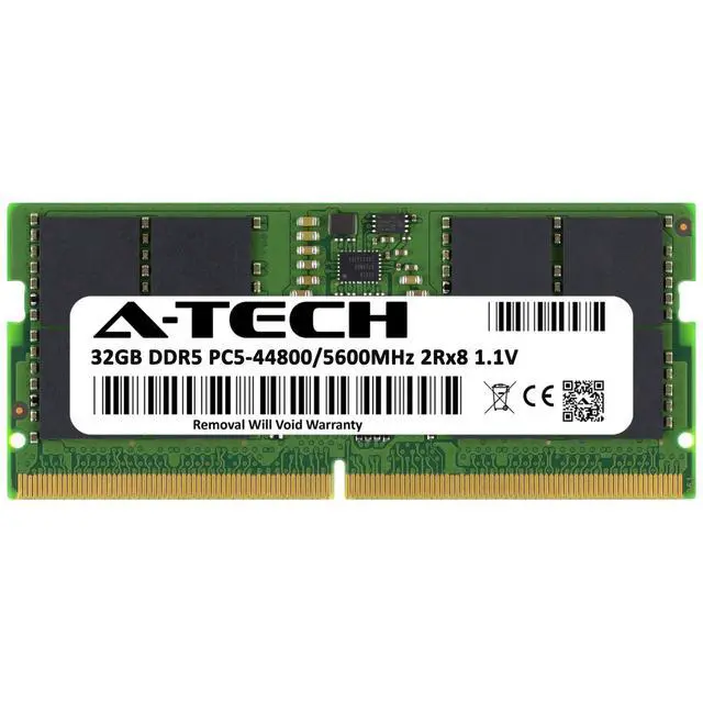 Alt view image 2 of 6 - A-Tech 32GB DDR5 5600 MHz Laptop SODIMM PC5-44800 262-Pin Notebook Memory RAM