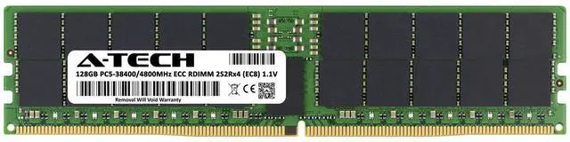 Alt view image 2 of 6 - (NOT FOR HOME PC!) A-Tech 128GB 2S2Rx4 PC5-38400R RDIMM DDR5 4800 MHz ECC REG EC8 Server Memory RAM