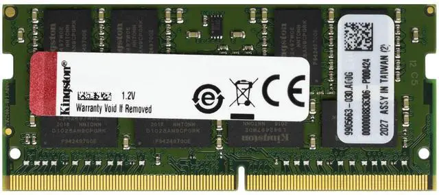 Main image of Kingston 16GB DDR4 2666 PC4-21300 SODIMM 260-Pin 2Rx8 Laptop Memory RAM 1x 16G