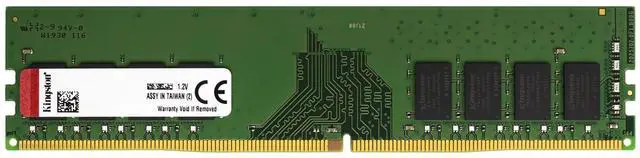 Main image of Kingston 8GB DDR4 2400 MHz PC4-19200 DIMM 288-Pin 1Rx8 Desktop Memory RAM 1x 8G