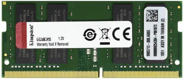 Main image of Kingston 16GB DDR4 2400 PC4-19200 SODIMM 260-Pin 2Rx8 Laptop Memory RAM 1x 16G