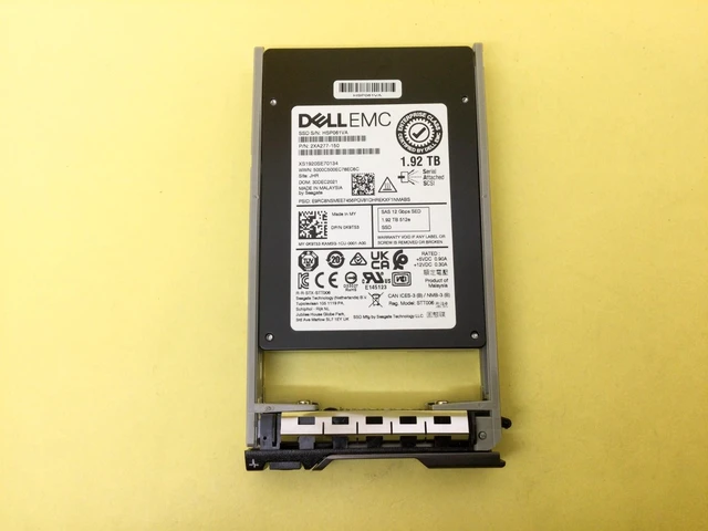 Main image of (NOT FOR HOME PC!) K9T53 Dell 1.92TB SAS 12Gbps Mixed Use SED 2.5'' SSD 0K9T53 XS1920SE70134