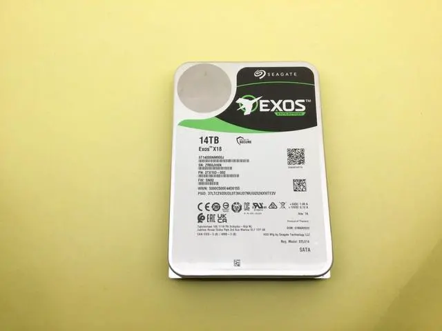 Alt view image 2 of 2 - Seagate Exos X18 14TB 7200RPM SATA 6Gb/s 3.5in ENT HDD ST14000NM000J