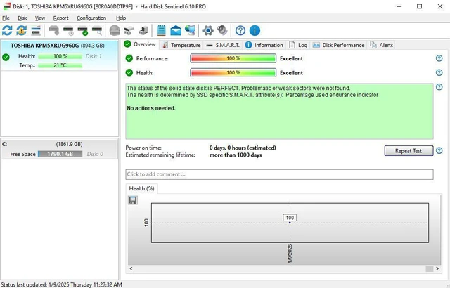 Alt view image 3 of 3 - (NOT FOR HOME PC!) H8X3X Dell 960GB SAS 2.5" 12G RI SSD G14-G16 Solid State Drive KPM5XRUG960G