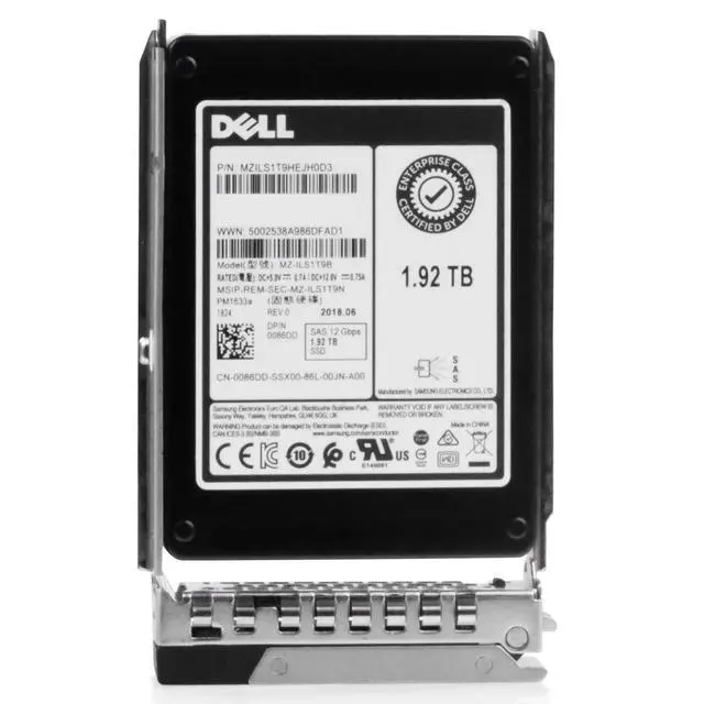 Alt view image 5 of 7 - (NOT FOR HOME PC!) Dell 1.92TB SAS 12Gb/s 2.5" Read-Intensive PowerEdge SSD G16 JRKX9