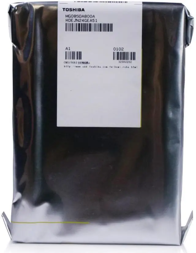 Alt view image 2 of 6 - (NOT FOR HOME PC!) Toshiba MG08 8TB 7.2K RPM SAS 12Gb/s 4Kn 3.5in Enterprise HDD - MG08SDA800A