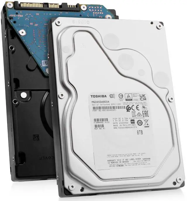 Main image of (NOT FOR HOME PC!) Toshiba MG08 8TB 7.2K RPM SAS 12Gb/s 4Kn 3.5in Enterprise HDD - MG08SDA800A