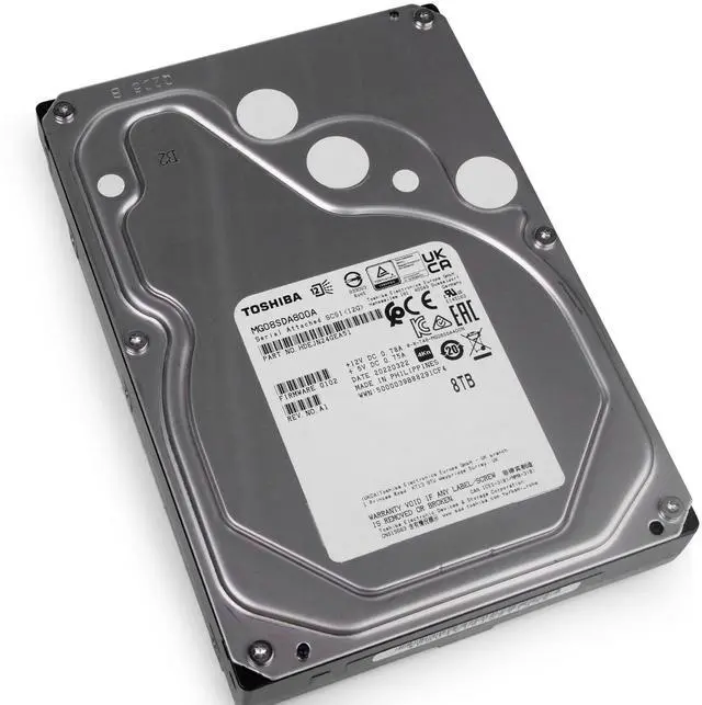 Alt view image 5 of 6 - (NOT FOR HOME PC!) Toshiba MG08 8TB 7.2K RPM SAS 12Gb/s 4Kn 3.5in Enterprise HDD - MG08SDA800A