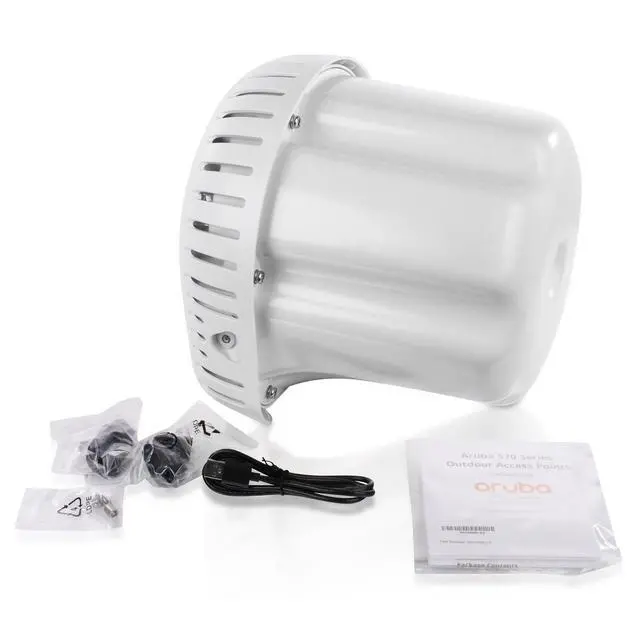 Alt view image 2 of 7 - HPE Aruba AP-575 Outdoor Wireless Access Point WAP APEX0575 Wi-Fi 6 802.11ax