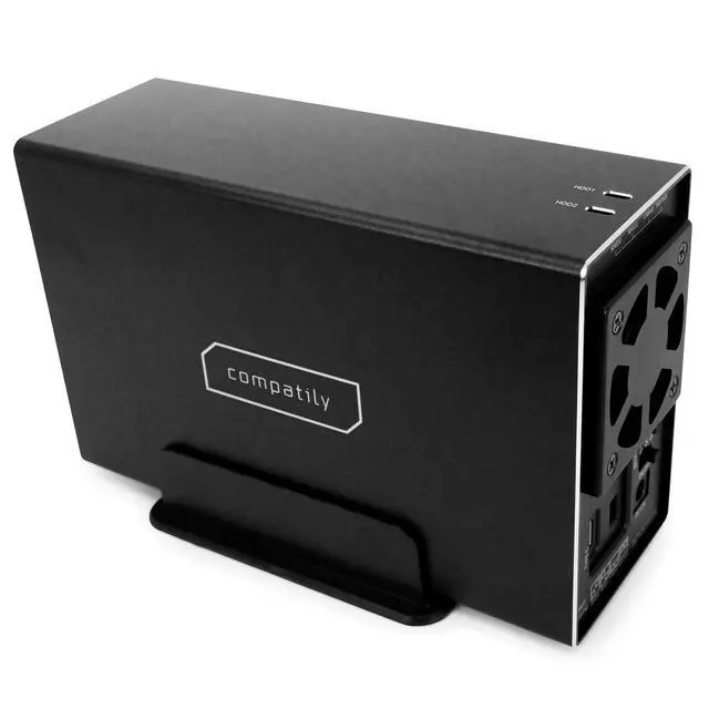 Alt view image 3 of 7 - Compatily LX23 USB-C 10Gbps 3.5in HDD External Drive Enclosure