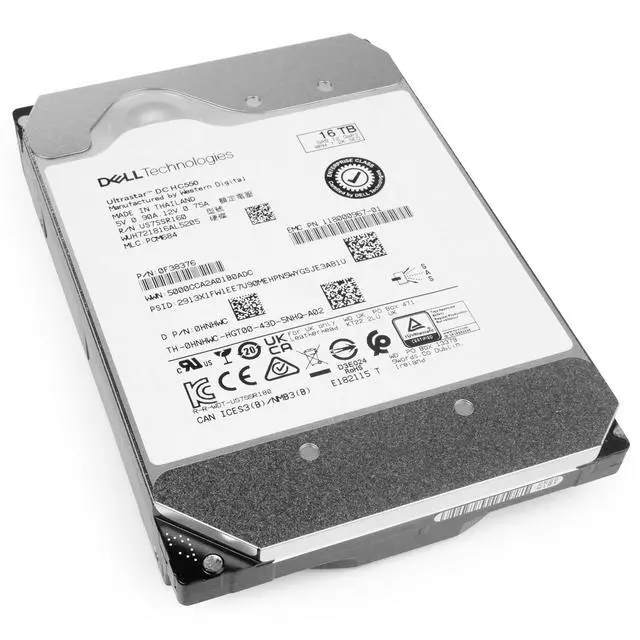 Alt view image 6 of 6 - (NOT FOR HOME PC!) Dell/WD DC HC550 16TB SAS 12Gb/s 3.5in Enterprise HDD - WUH721816AL5205 0F38376