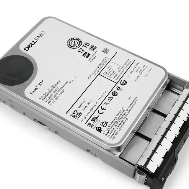 Alt view image 6 of 7 - Dell 12TB 7.2K SATA 6GB/s 512e 3.5" Enterprise PowerEdge HDD G13 0KTJTY