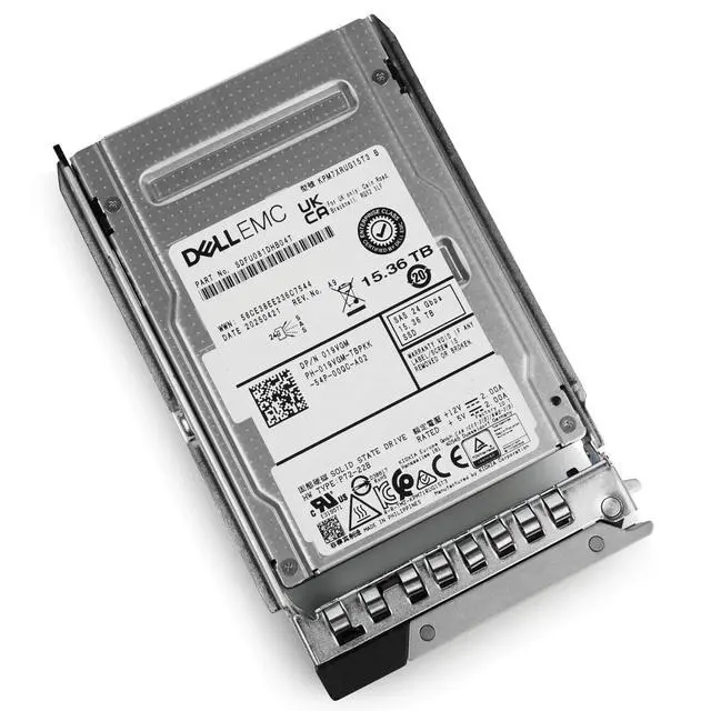 Alt view image 6 of 6 - (NOT FOR HOME PC!) Dell 15.36TB SAS-4 24Gb/s 2.5" SSD 019VGM G17 - R470 R570 R670 R770 R7725 R7715