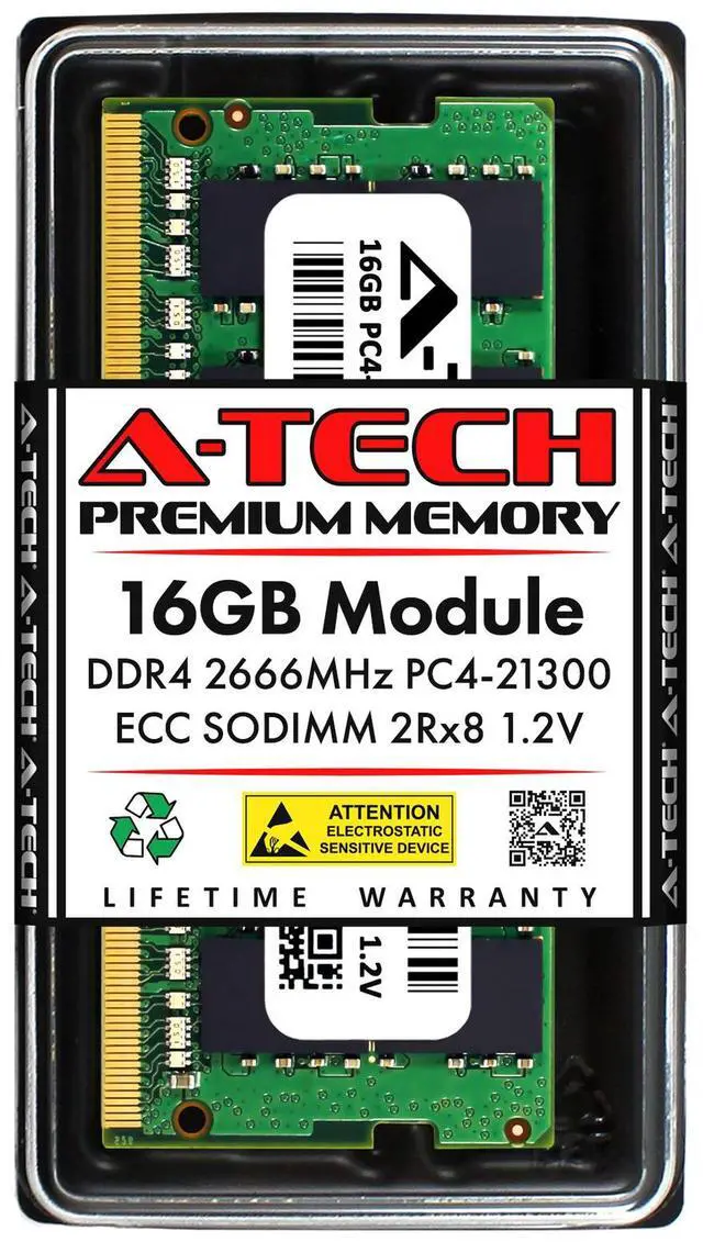 Main image of (NOT FOR HOME PC!) 16GB DDR4-2666 ECC SODIMM Synology DiskStation DS1819+ DS3018xs Memory RAM