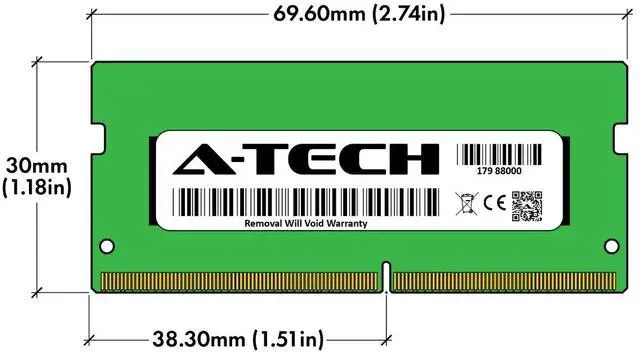Alt view image 3 of 7 - A-Tech 8GB DDR4 2666 PC4-21300 Laptop SODIMM 260-Pin Notebook Memory RAM 1x 8G