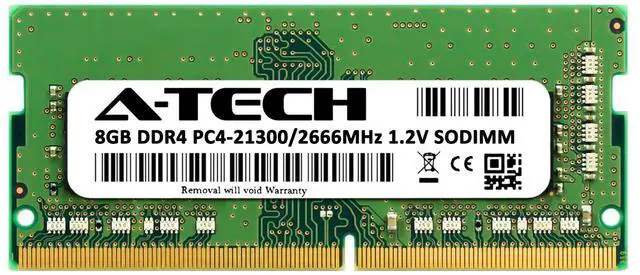 Alt view image 2 of 7 - A-Tech 8GB DDR4 2666 PC4-21300 Laptop SODIMM 260-Pin Notebook Memory RAM 1x 8G