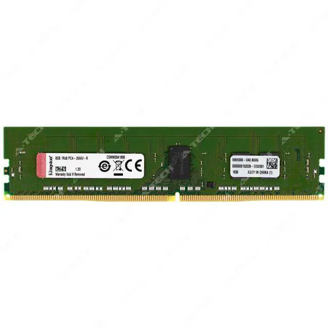 Main image of (NOT FOR HOME PC!) Kingston 8GB 1Rx8 PC4-2666 RDIMM DDR4-21300 ECC REG Registered Server Memory RAM