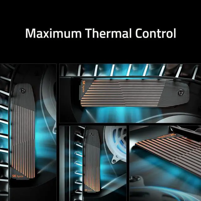 Alt view image 4 of 6 - SK hynix Haechi H01 NVMe M.2 SSD Heatsink for PS5 CFI-1000 SKHAH1-0000-L1-LO00 - OEM