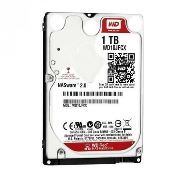 Main image of Western Digital Red Plus (5400RPM, 2.5", SATA III, 16MB Cache) 1TB Internal...