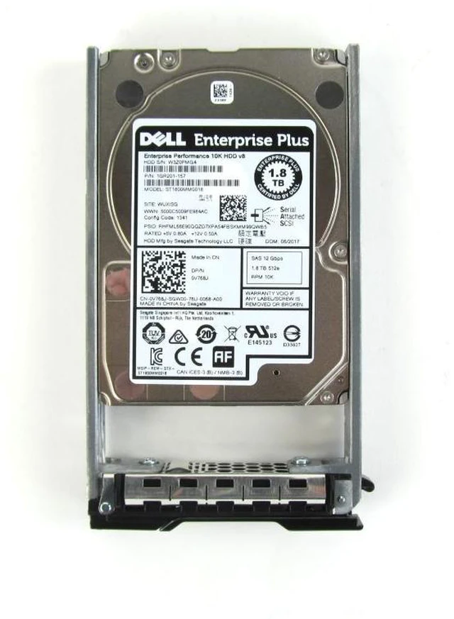 Main image of (NOT FOR HOME PC!) Dell V768J 1.8TB 10K SAS 2.5" Hard Drive