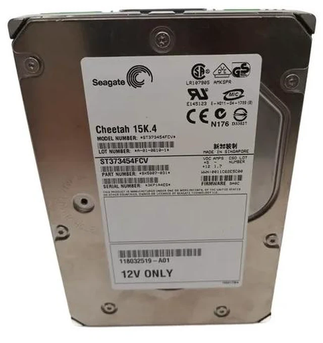 Main image of Seagate ST373454FCV 73GB 15K 3.5" FC HDD 118032519-A01 Enterprise-Class Drive