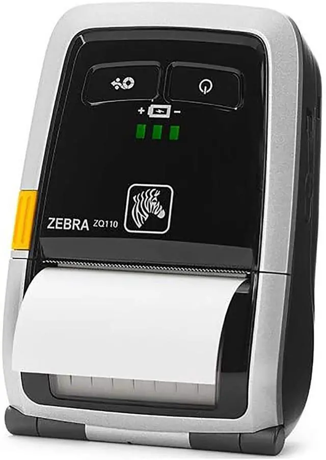 Alt view image 2 of 6 - Zebra ZQ110 203 dpi, Direct Thermal Mobile Receipt USB Printer ZQ1-0UB00010-00