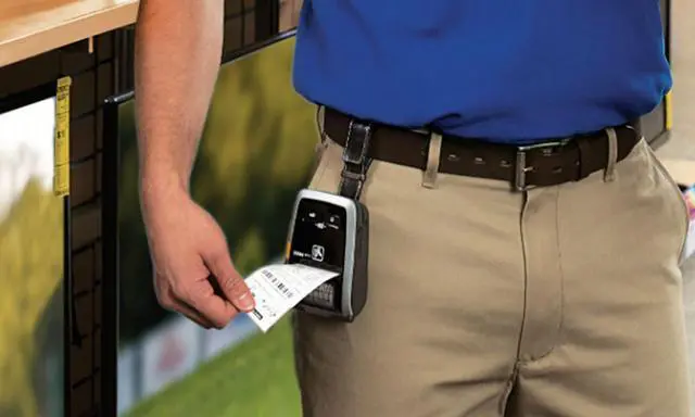 Alt view image 5 of 6 - Zebra ZQ110 203 dpi, Direct Thermal Mobile Receipt USB Printer ZQ1-0UB00010-00