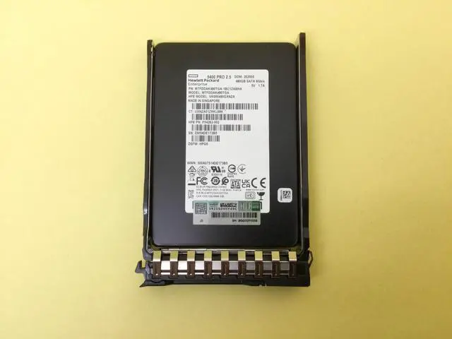 Alt view image 4 of 7 - P40497-B21 HPE 480GB SATA 6G READ INTENSIVE SFF BC MV SSD P41522-001