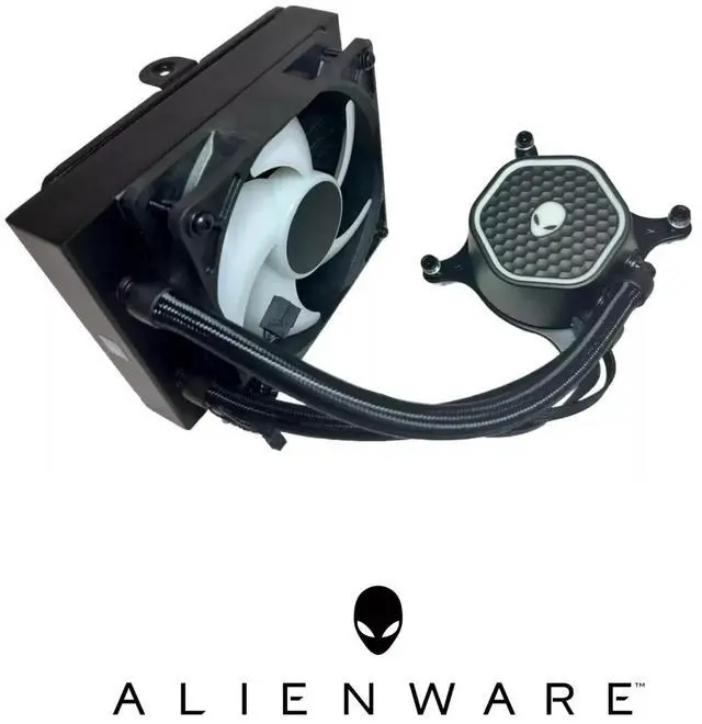 Main image of OEM Dell Alienware Aurora R13 R14 Liquid CPU Cooler W/Screws Bracket 69XJW 27WXG - OEM