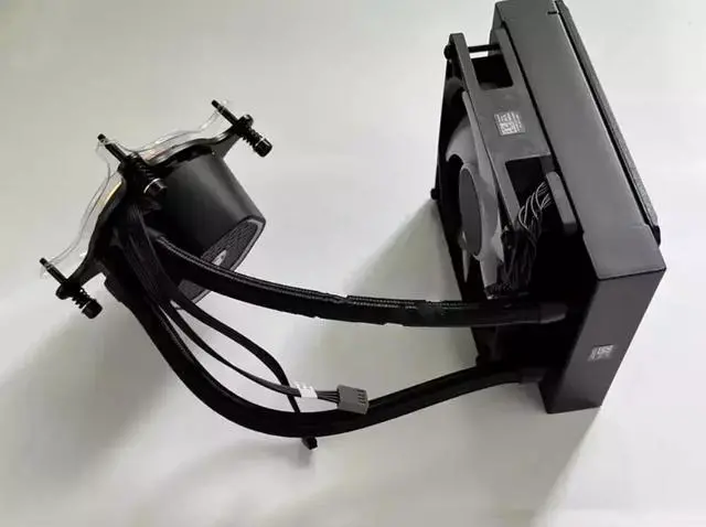 Alt view image 4 of 7 - OEM Dell Alienware Aurora R13 R14 Liquid CPU Cooler W/Screws Bracket 69XJW 27WXG - OEM