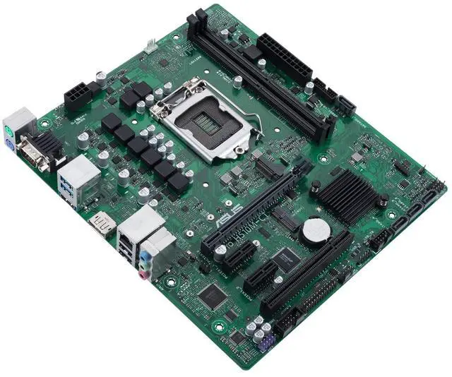 Alt view image 3 of 3 - ASUS Pro-H510M-CT/CSM LGA1200 (Intel 10th&11th Gen) mATX Motherboard - OEM