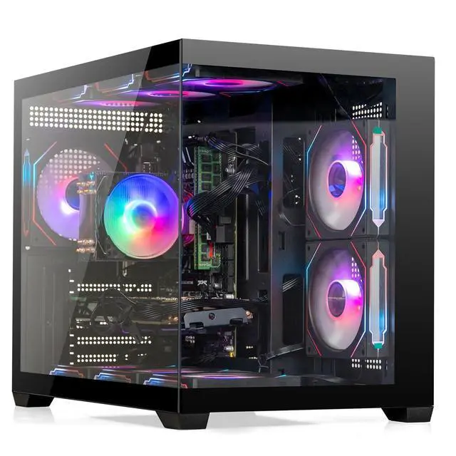 Alt view image 3 of 7 - ARGB Gaming PC Desktop Computer i7-12700K RTX 5060Ti 1TB SSD 64GB RAM WiFi WIN11 - OEM