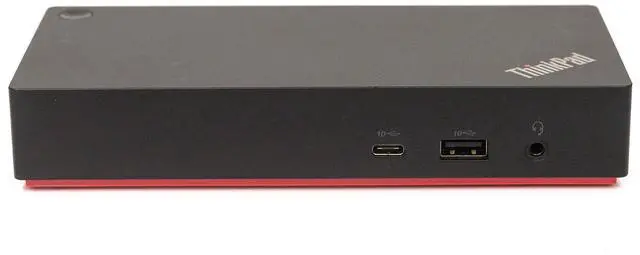 Alt view image 3 of 7 - Lenovo ThinkPad Universal USB-C Dock 40AY Laptop PC Docking Station 40AY0090US