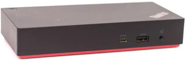 Alt view image 2 of 7 - Lenovo ThinkPad Universal USB-C Dock 40AY Laptop PC Docking Station 40AY0090US