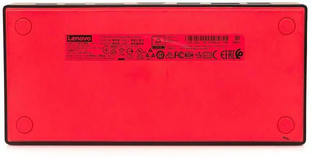 Alt view image 7 of 7 - Lenovo ThinkPad Universal USB-C Dock 40AY Laptop PC Docking Station 40AY0090US