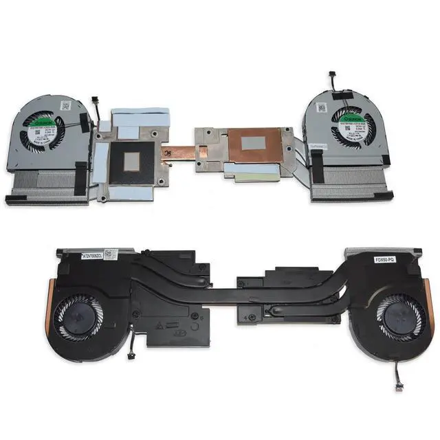 Alt view image 2 of 6 - Dell Precision 7550 M7550 CPU & GPU Heatsink Fan for Nvidia T1000 T2000 3XNJY - OEM