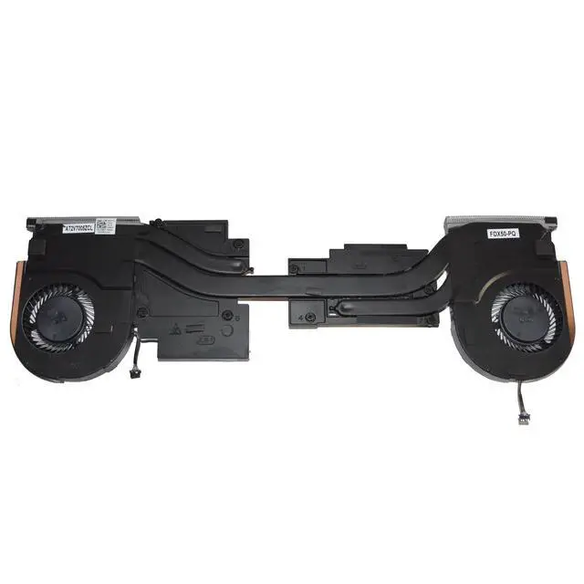 Alt view image 3 of 6 - Dell Precision 7550 M7550 CPU & GPU Heatsink Fan for Nvidia T1000 T2000 3XNJY - OEM